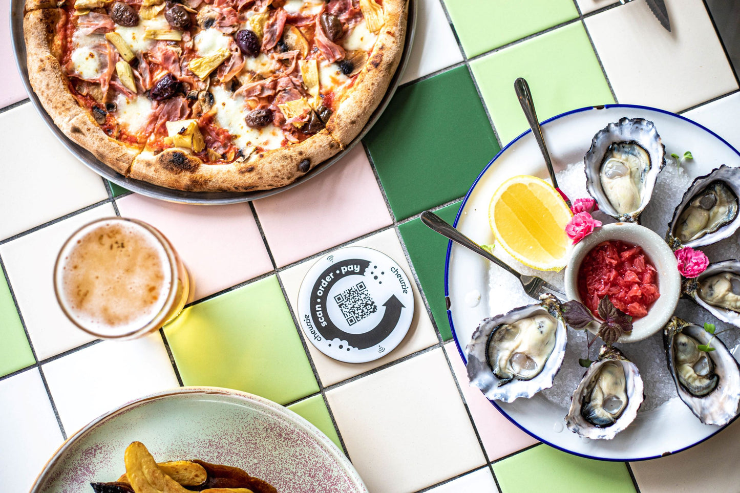 White Acrylic Beacon